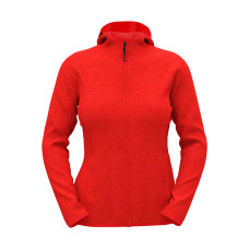 Lux Hooded Knit Fleece Jacket for women
