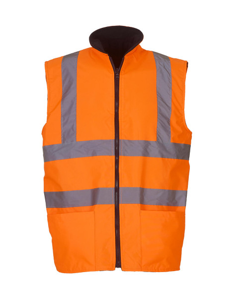 Fluo Fleece Reversible Bodywarmer