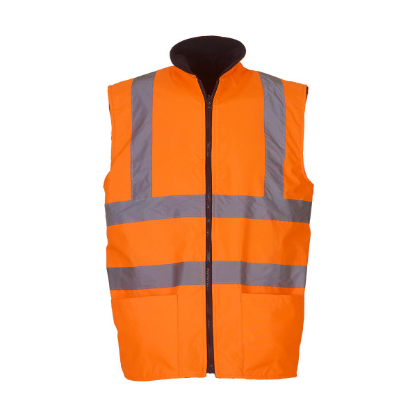 Fluo Fleece Reversible Bodywarmer