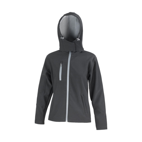 Ladies TX Performance Hooded Softshell Jacket