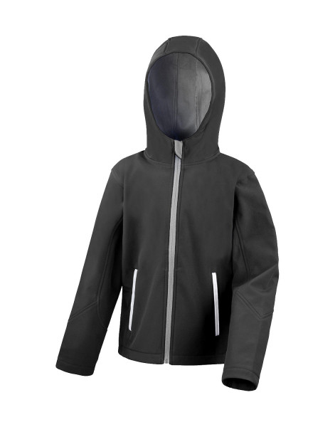 Kids TX Performance Hooded Softshell Jacket