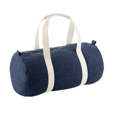 Denim Barrel Bag