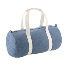 Denim Barrel Bag