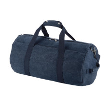Vintage Canvas Barrel Bag