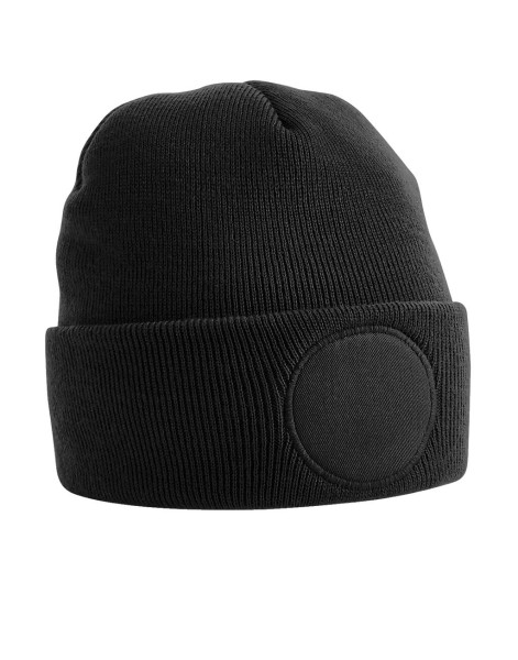 Circular Patch Beanie