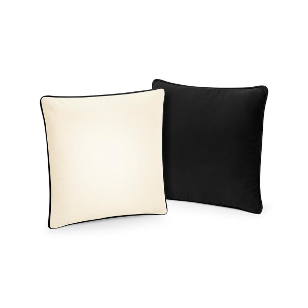 Fairtrade Cotton Piped Cushion Cover