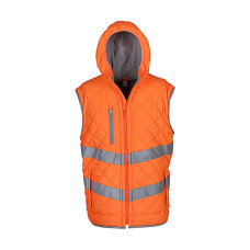 Fluo Kensington Hooded Gilet 