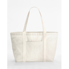 Striped Organic Cotton Shopper