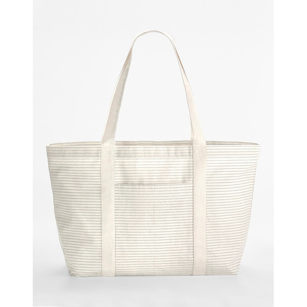 Striped Organic Cotton Shopper