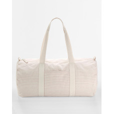 Striped Organic Cotton Barrel Bag