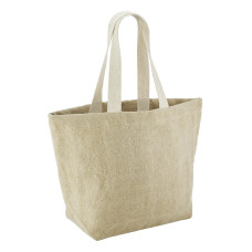 Soft Washed Jute Beach Bag