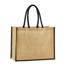 Natural Starched Jute Classic Shopper