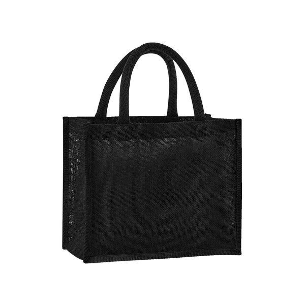 Natural Starched Jute Midi Tote