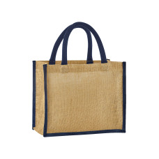 Natural Starched Jute Midi Tote