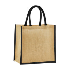 Natural Starched Jute Mini Gift Bag