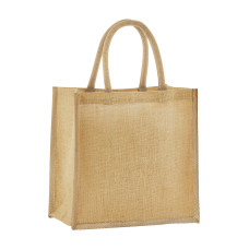 Natural Starched Jute Mini Gift Bag