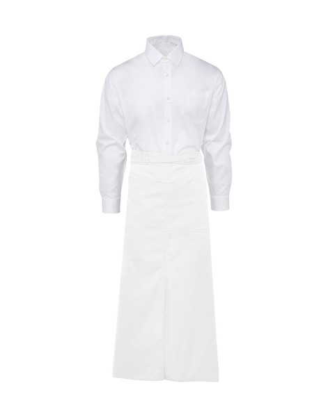 BERLIN Long Bistro Apron with Vent and Pocket