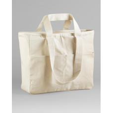 Double Handle Cargo Pocket Tote