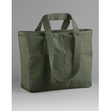 Double Handle Cargo Pocket Tote
