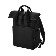 Recycled Twin Handle Roll-Top Laptop Backpack