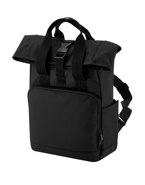 Recycled Mini Twin Handle Roll-Top Backpack