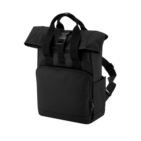 Recycled Mini Twin Handle Roll-Top Backpack