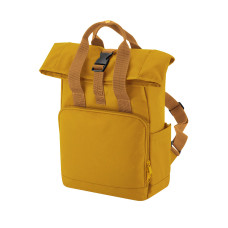 Recycled Mini Twin Handle Roll-Top Backpack