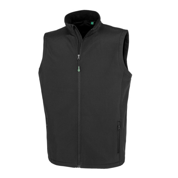 Men's Recycled 2-Layer Printable Softshell B/W