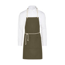 CORSICA - Cord Bib Apron with Pocket
