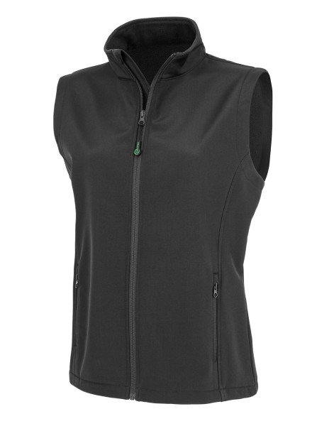Women's Recycled 2-Layer Printable Softshell B/W