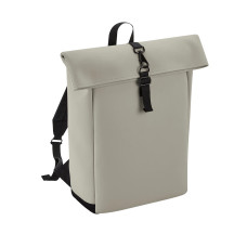 Matte PU Rolltop Backpack