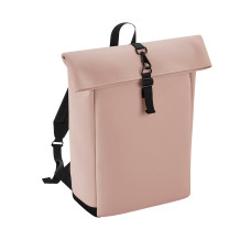 Matte PU Rolltop Backpack