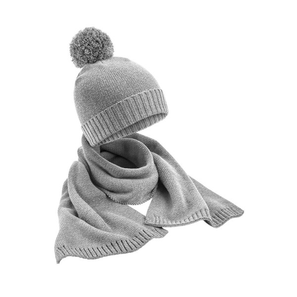 Knitted Scarf and Beanie Gift Set