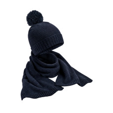 Knitted Scarf and Beanie Gift Set