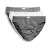Grey Marl + Black Stripo + White